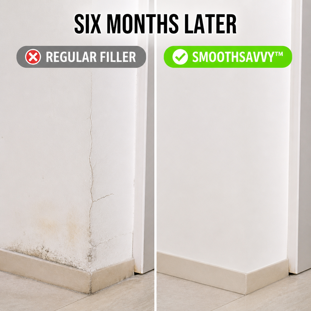SmoothSavvy™ — Patch Cracks, Holes & Water Stains in One Afternoon