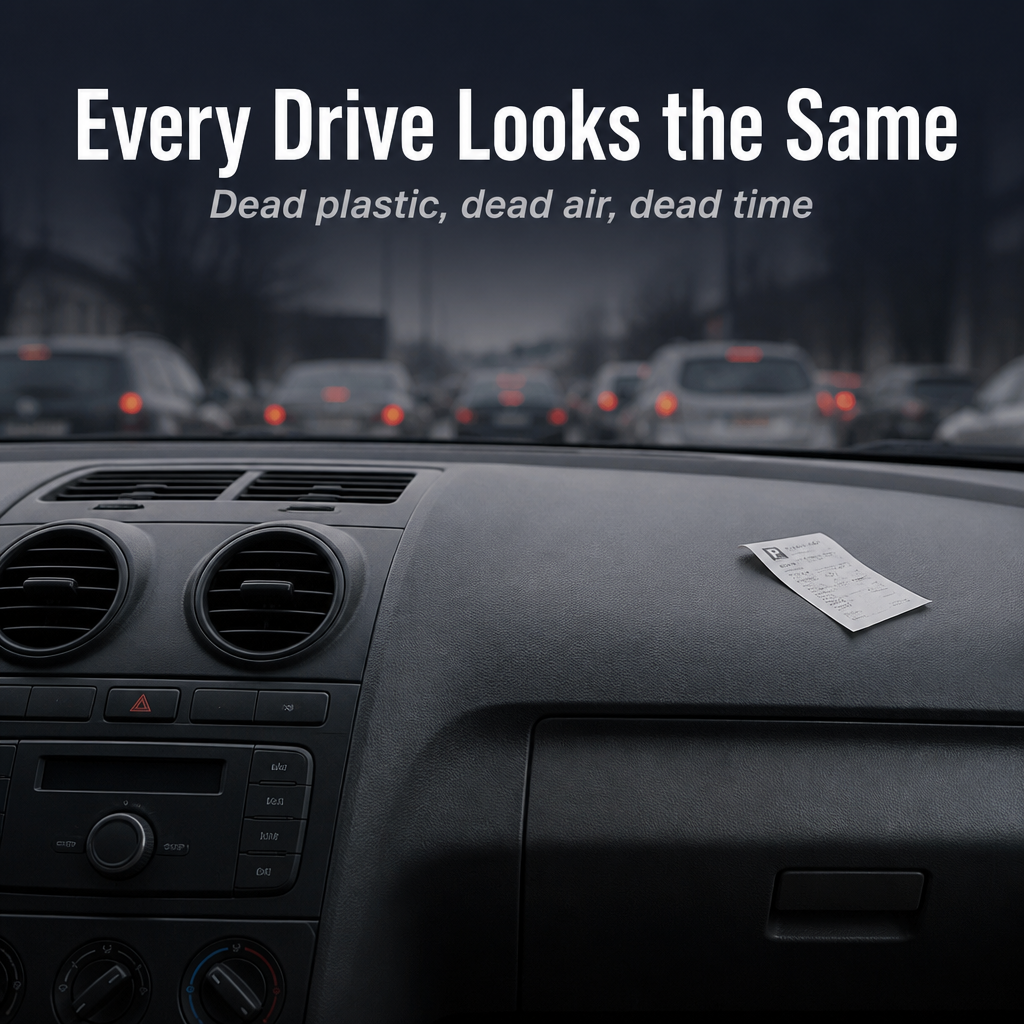 DriveMirth™ — Shake Your Boring Dashboard to Life With 12 Swappable Faces