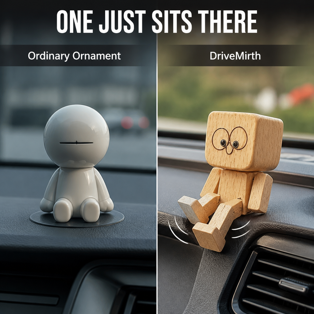 DriveMirth™ — Shake Your Boring Dashboard to Life With 12 Swappable Faces