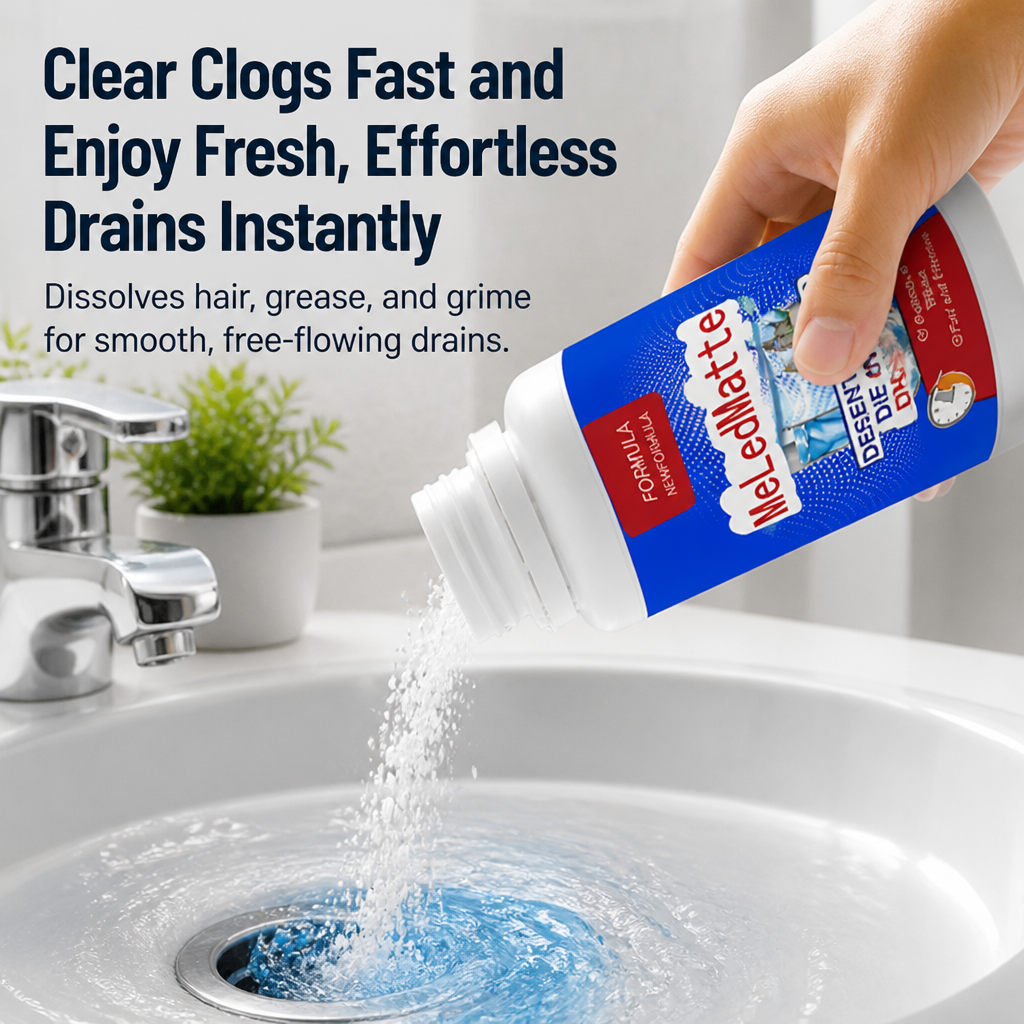 FlowEase™ — Dissolve Hair, Grease & Gunk Without Wrecking Your Pipes