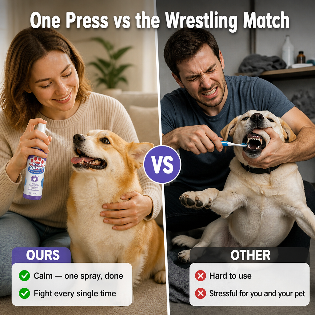 VitaPawz™ — Freshen Your Pet's Breath in Two Seconds, No Brushing Needed