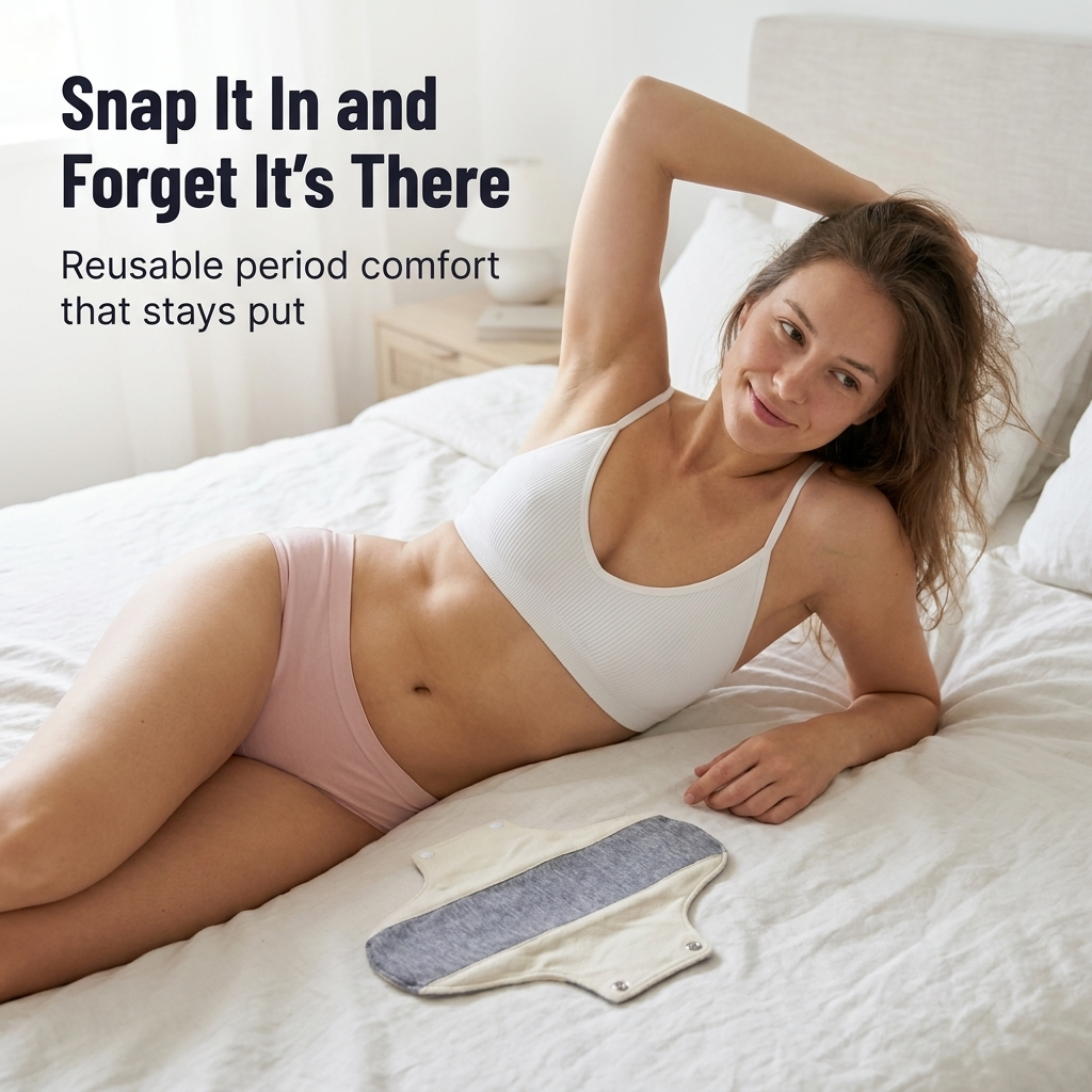 VivaVeil™ — Snap In, Stay Dry & Ditch Itchy Disposable Pads for Good