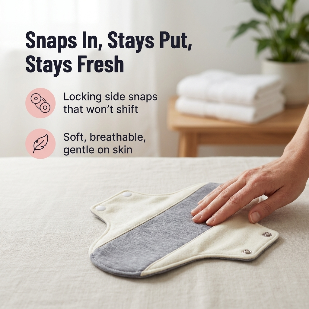 VivaVeil™ — Snap In, Stay Dry & Ditch Itchy Disposable Pads for Good
