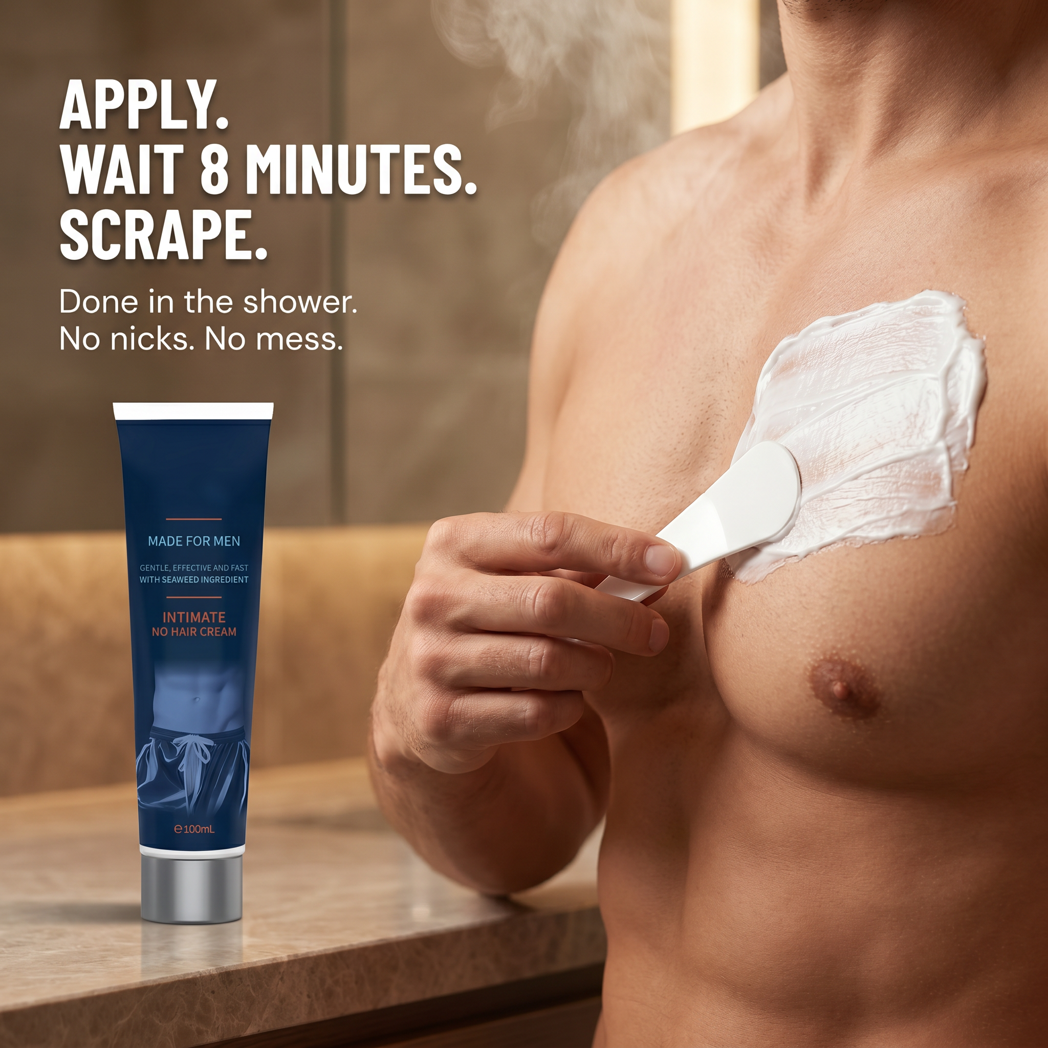 SilkSure™ — Manscape Chest, Back & Below the Belt in 8 Pain-Free Minutes