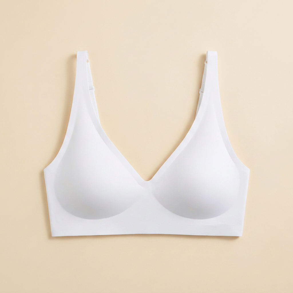 SilkenEase™ – Invisible Wire-Free V-Neck Comfort Bra