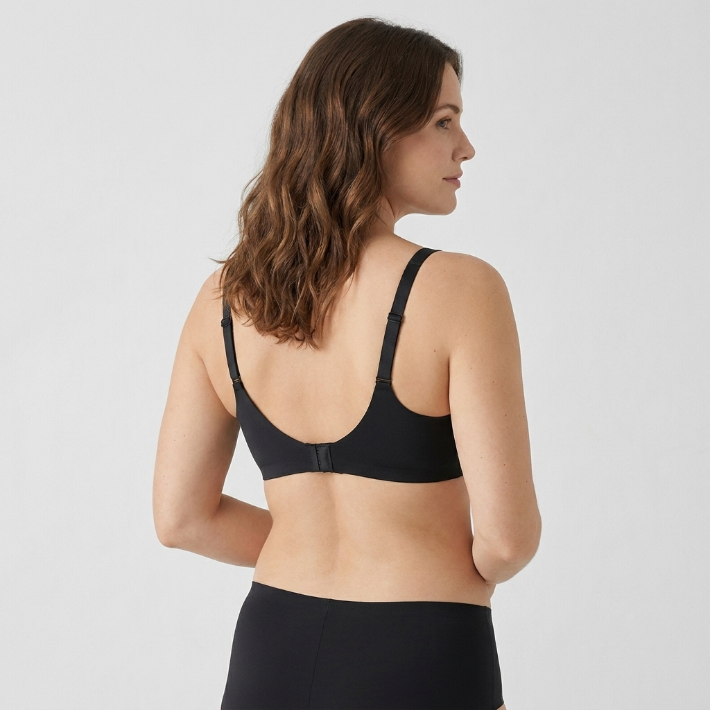 SilkenEase™ – Invisible Wire-Free V-Neck Comfort Bra