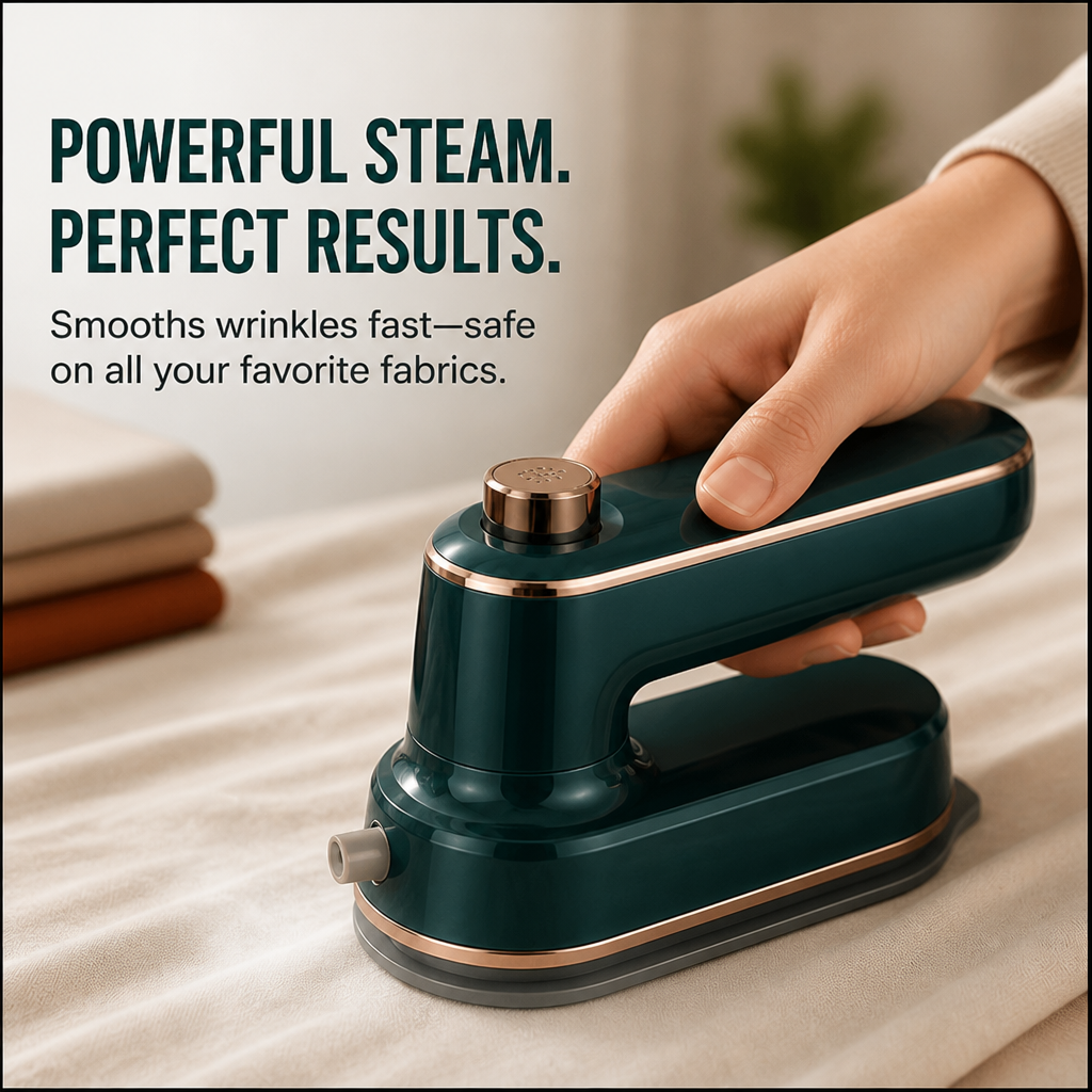 SwiftPress™ — Command Wrinkle-Free Confidence Wherever You Go