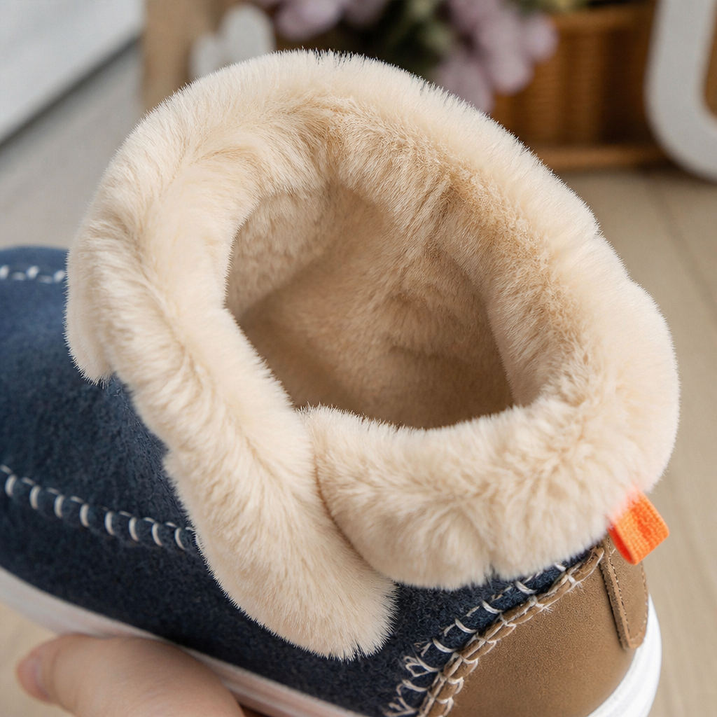 StrideEase™ – Cozy Faux Fur-Lined Slip-On Winter Boots