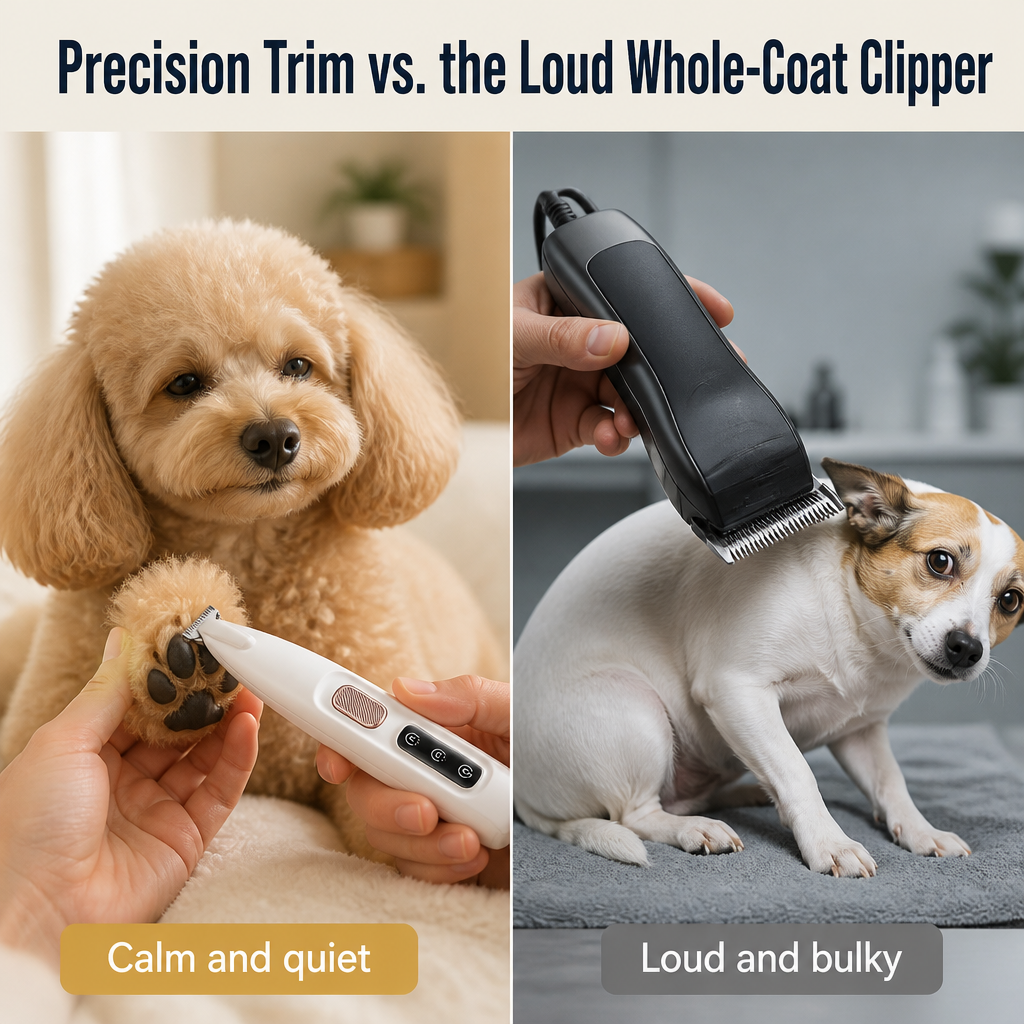 VitaTrim™ Pet Groomer — Trim Paws, Faces & Sensitive Spots Without the Squirming