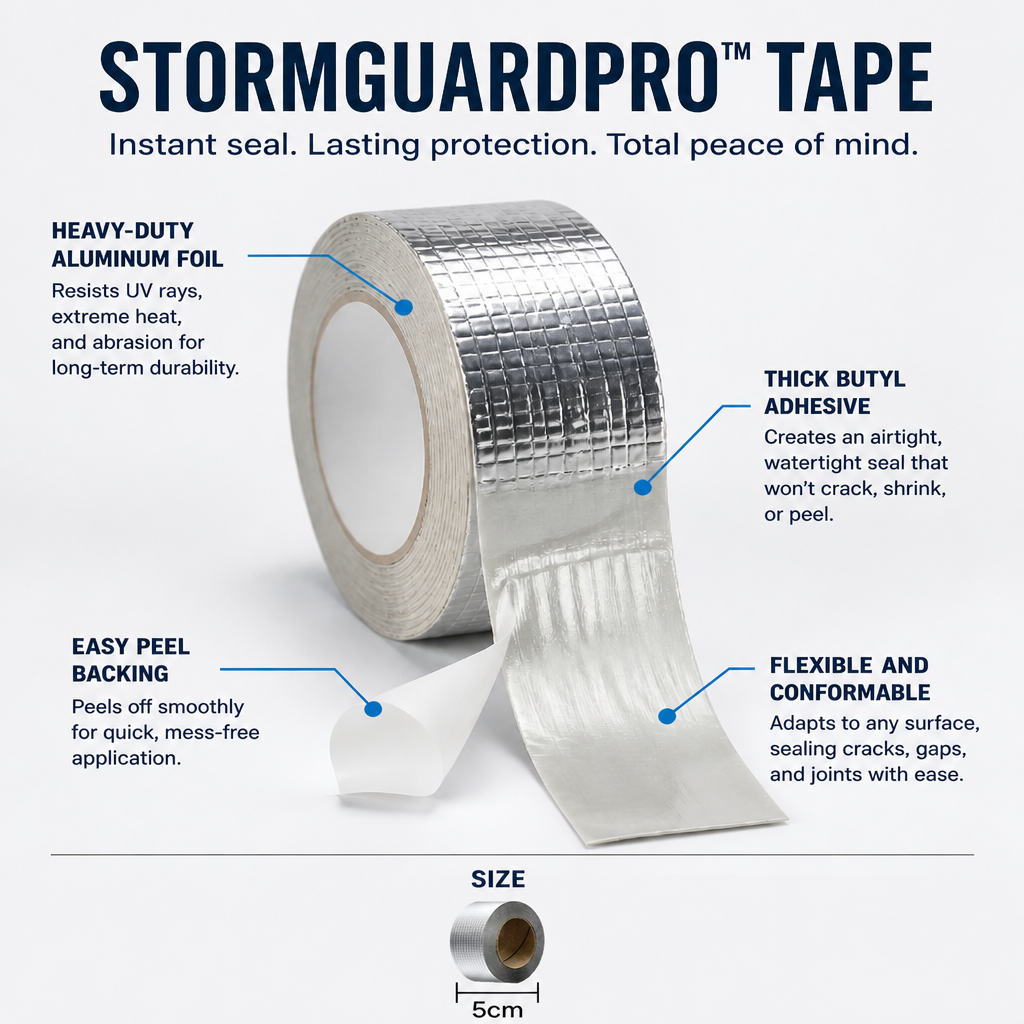 StormGuardPro™ — Seal Every Leak Instantly for Total, Lasting Peace of Mind