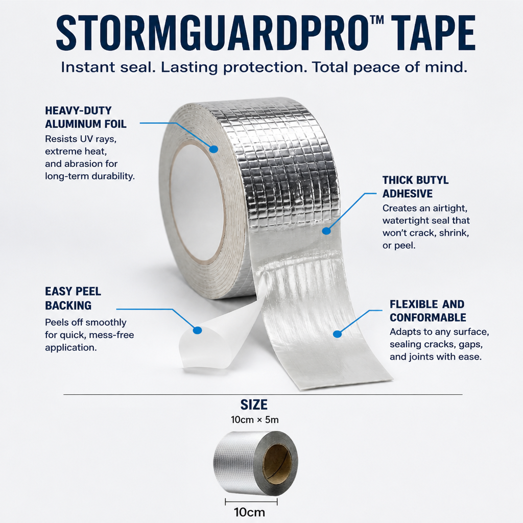 StormGuardPro™ — Seal Every Leak Instantly for Total, Lasting Peace of Mind