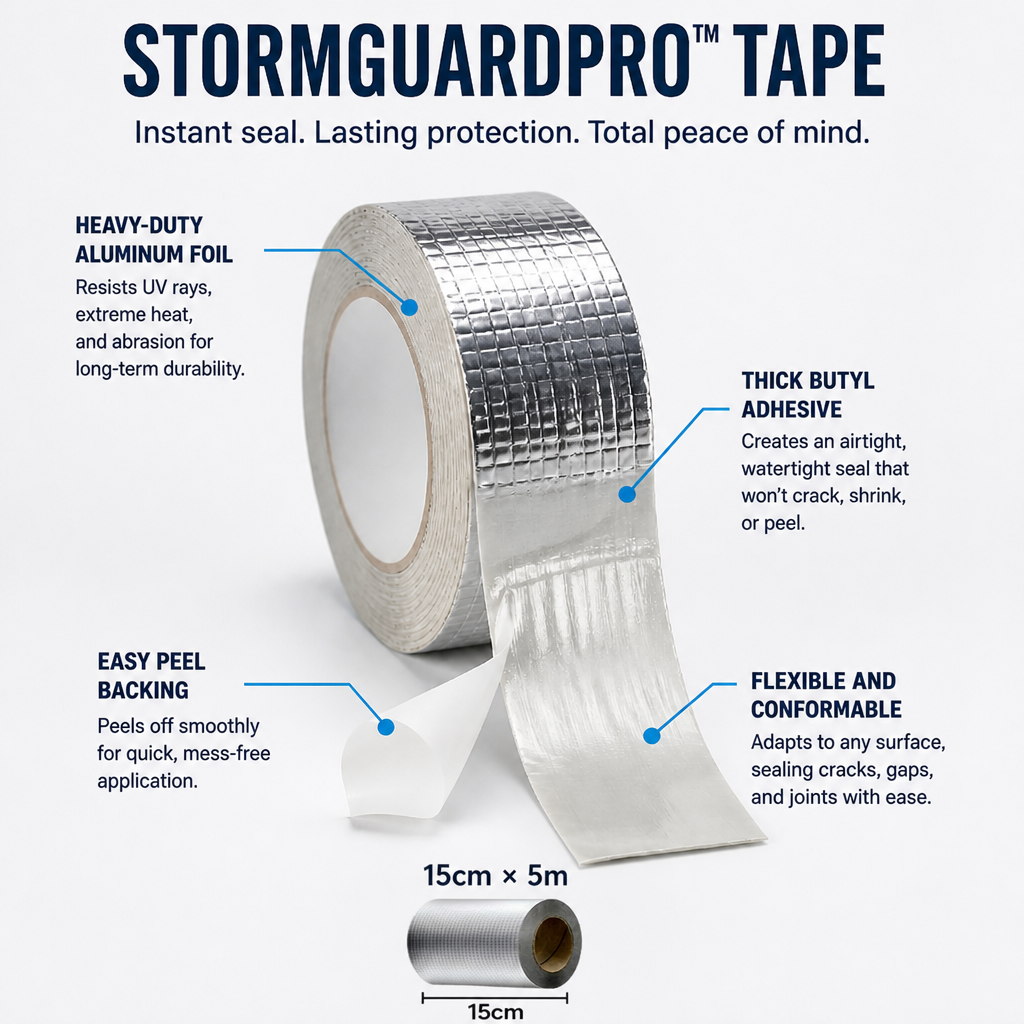 StormGuardPro™ — Seal Every Leak Instantly for Total, Lasting Peace of Mind