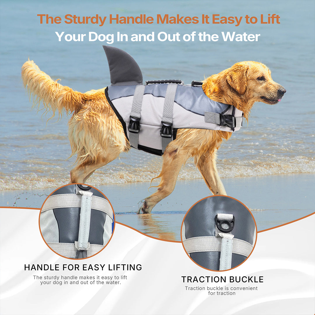 Swimming Safety Vest for Dogs - Various Animal Patterns