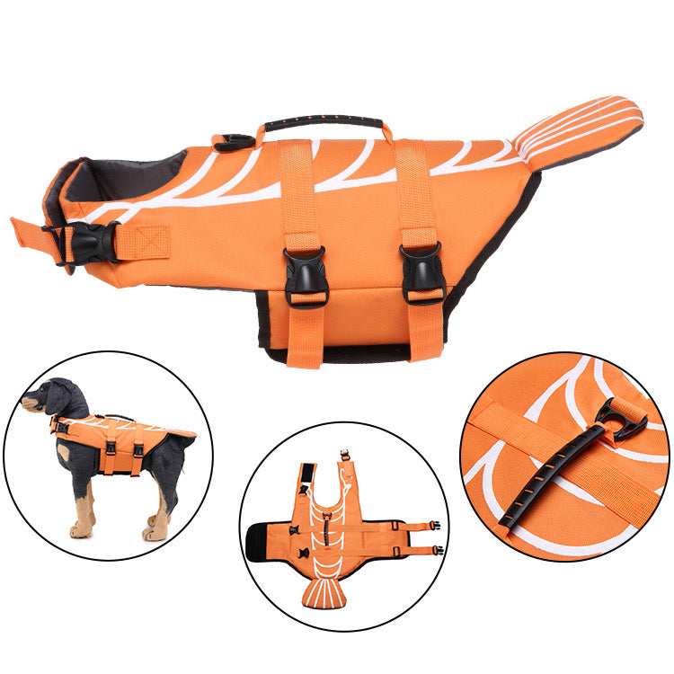 Swimming Safety Vest for Dogs - Various Animal Patterns