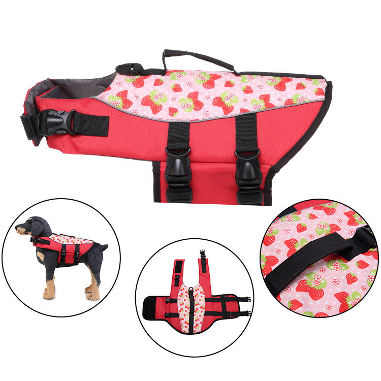 Swimming Safety Vest for Dogs - Various Animal Patterns
