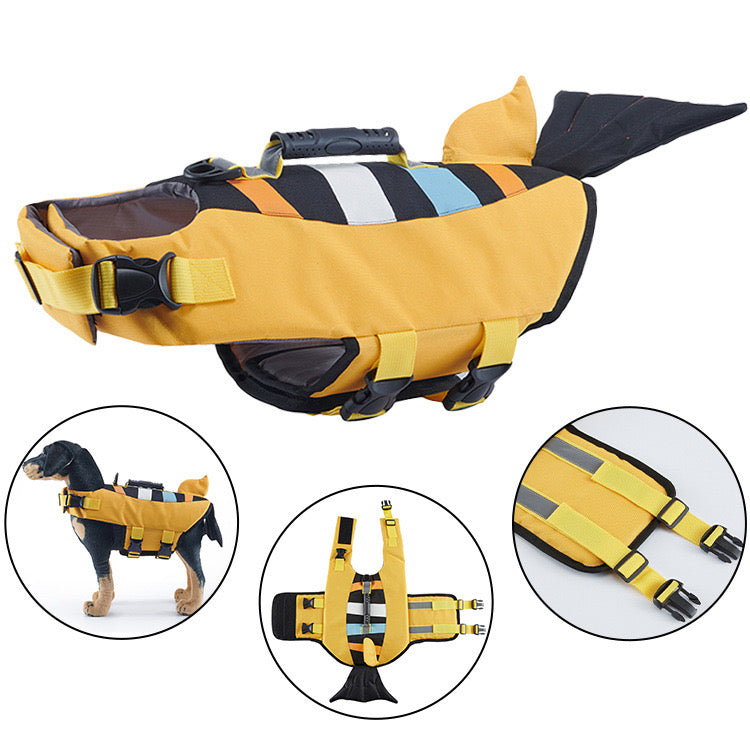 Swimming Safety Vest for Dogs - Various Animal Patterns
