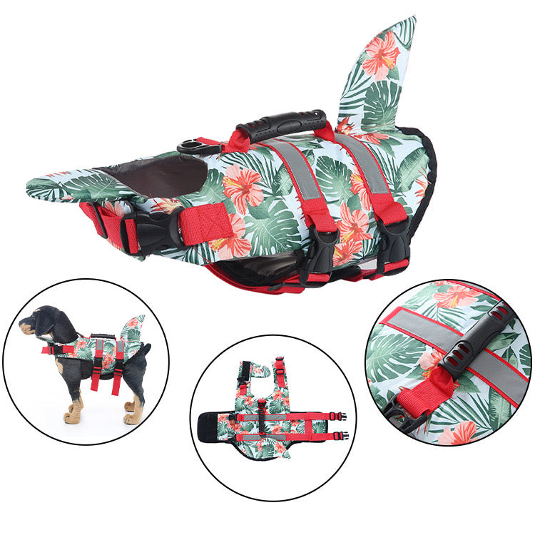Swimming Safety Vest for Dogs - Various Animal Patterns