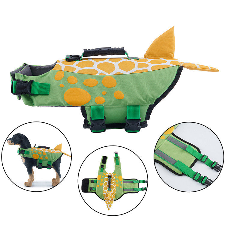 Swimming Safety Vest for Dogs - Various Animal Patterns
