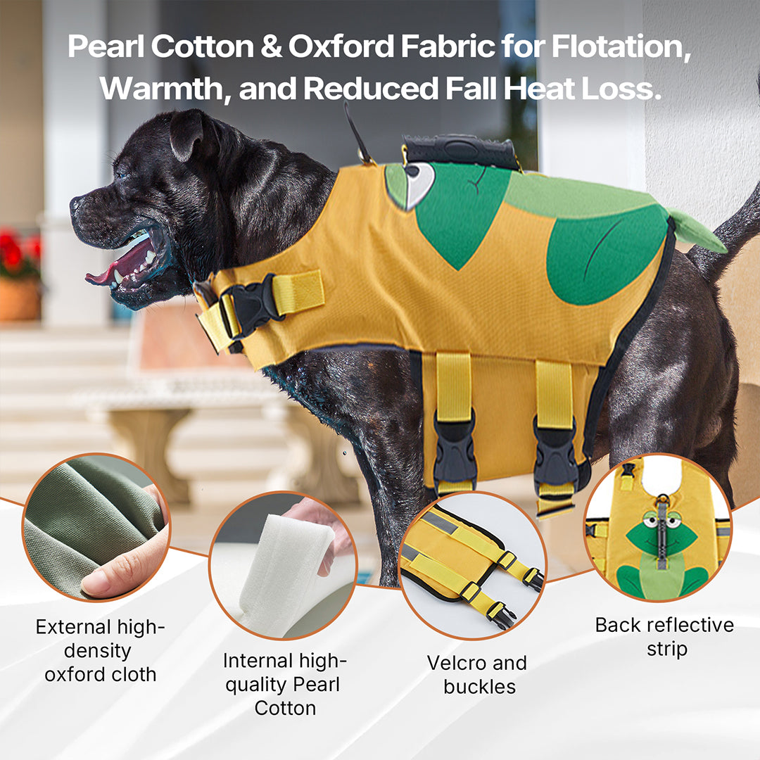 Swimming Safety Vest for Dogs - Various Animal Patterns