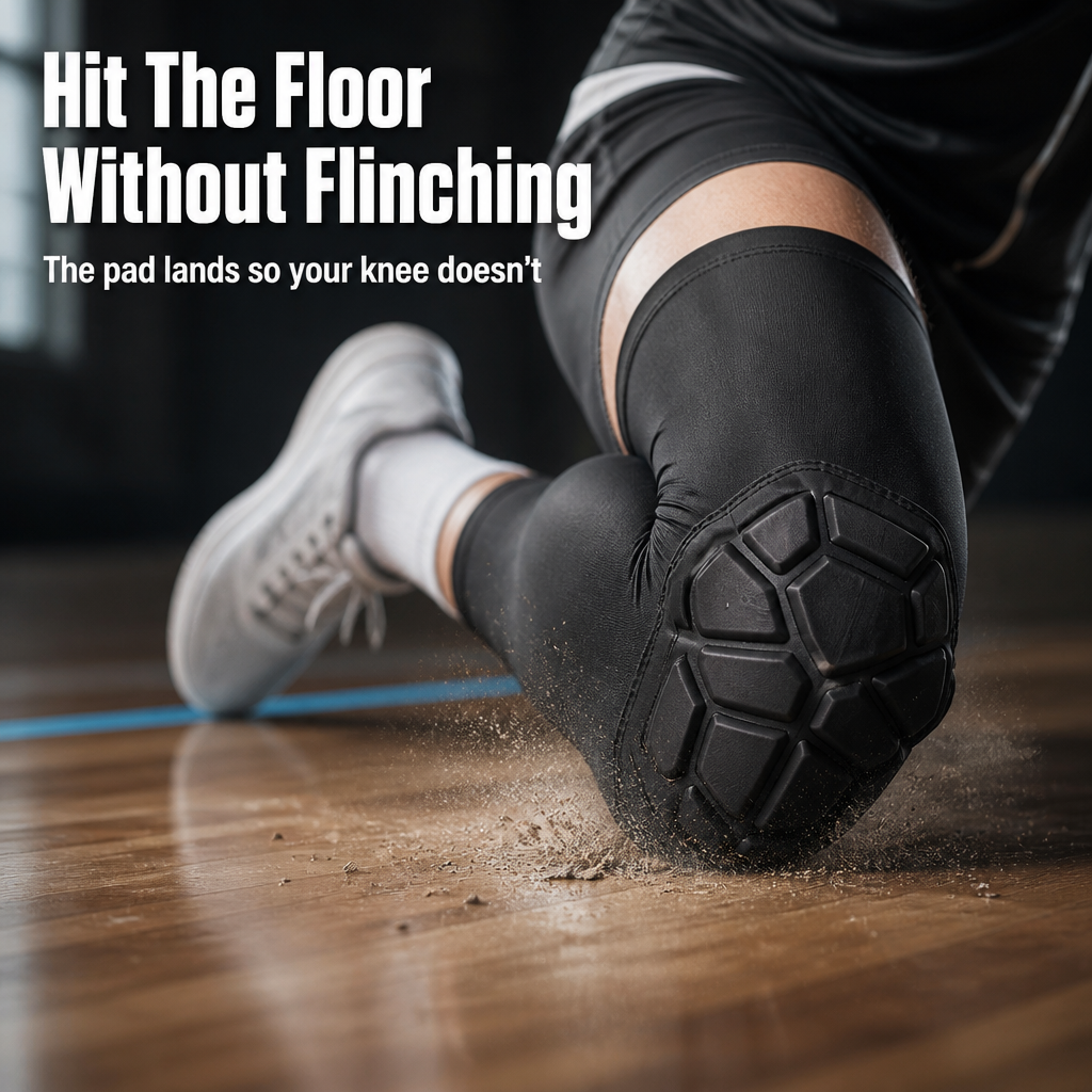 TitanShield™ — Take Every Hit With Honeycomb Pads That Never Slide Down