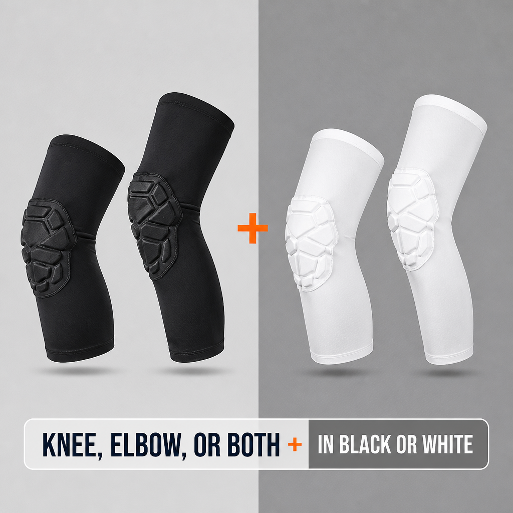 TitanShield™ — Take Every Hit With Honeycomb Pads That Never Slide Down