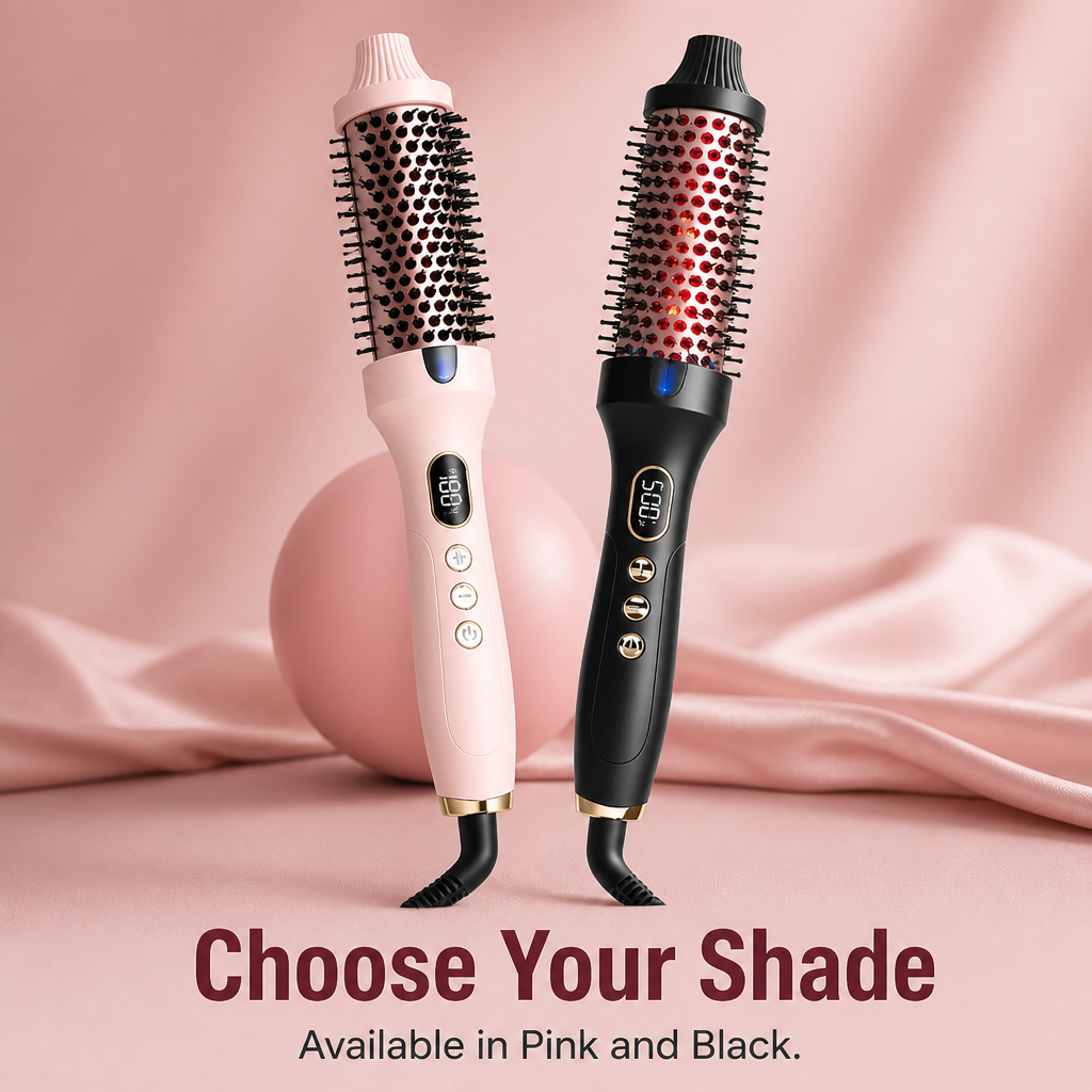 LuxeLiss™ — Straighten, Curl & Add Volume With One Heated Brush