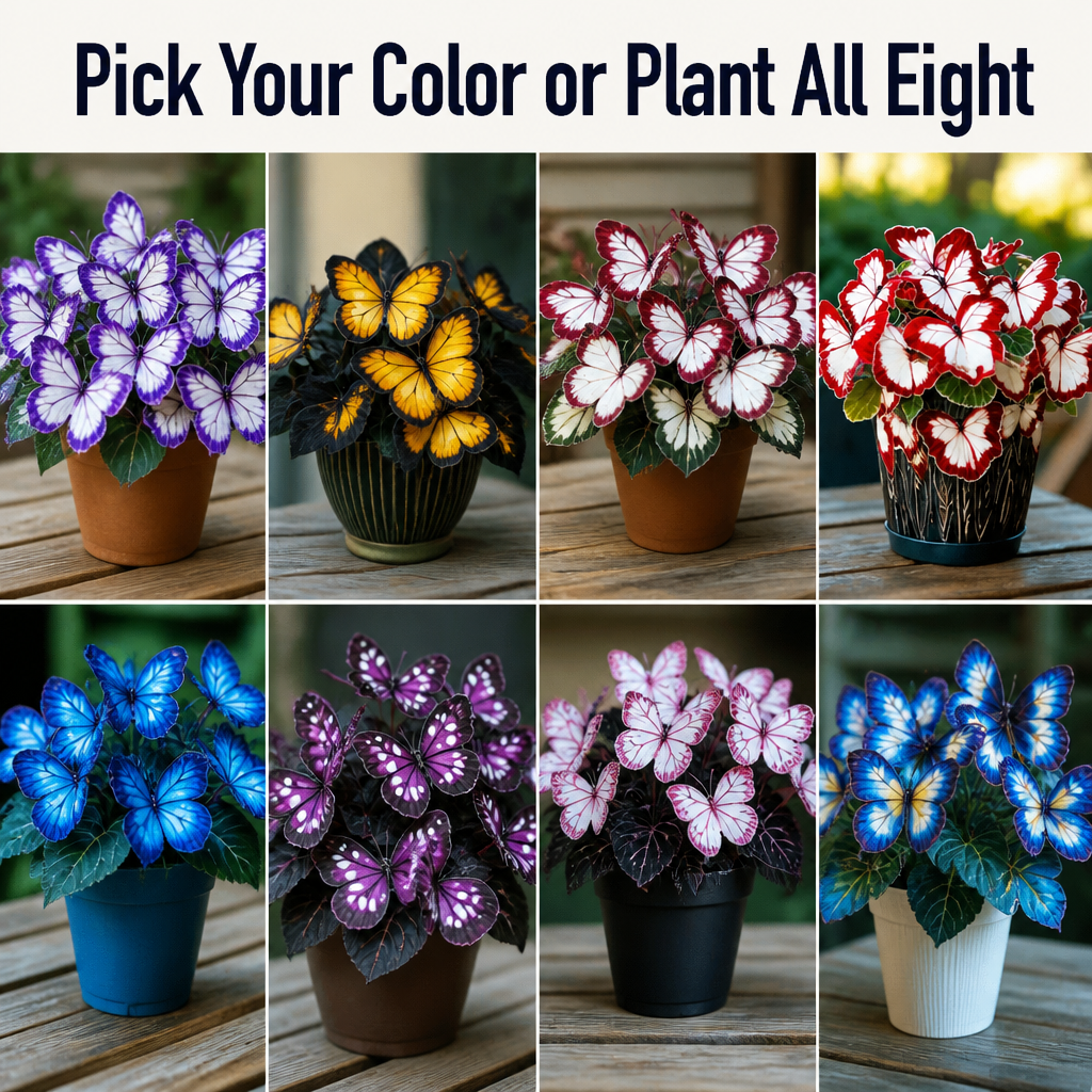 MoonBliss™ Butterfly Bloom Seeds — Grow Butterfly-Shaped Flowers That Make Your Whole Street Stop and Stare