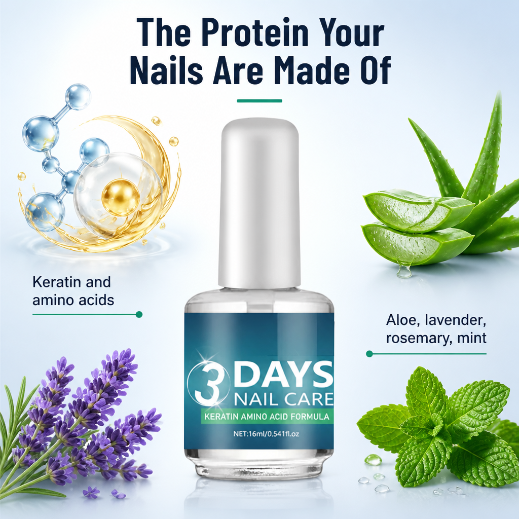 LumaNail™ — Paint On Glass-Gloss Nails That Stop Peeling and Splitting