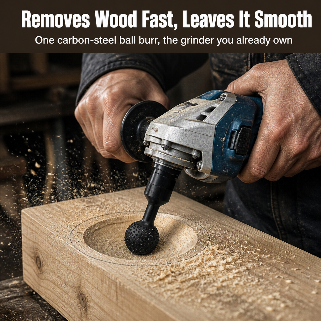 EdgeMaster™ — Carve, Shape & Hollow Wood Without a Toolbox of Bits