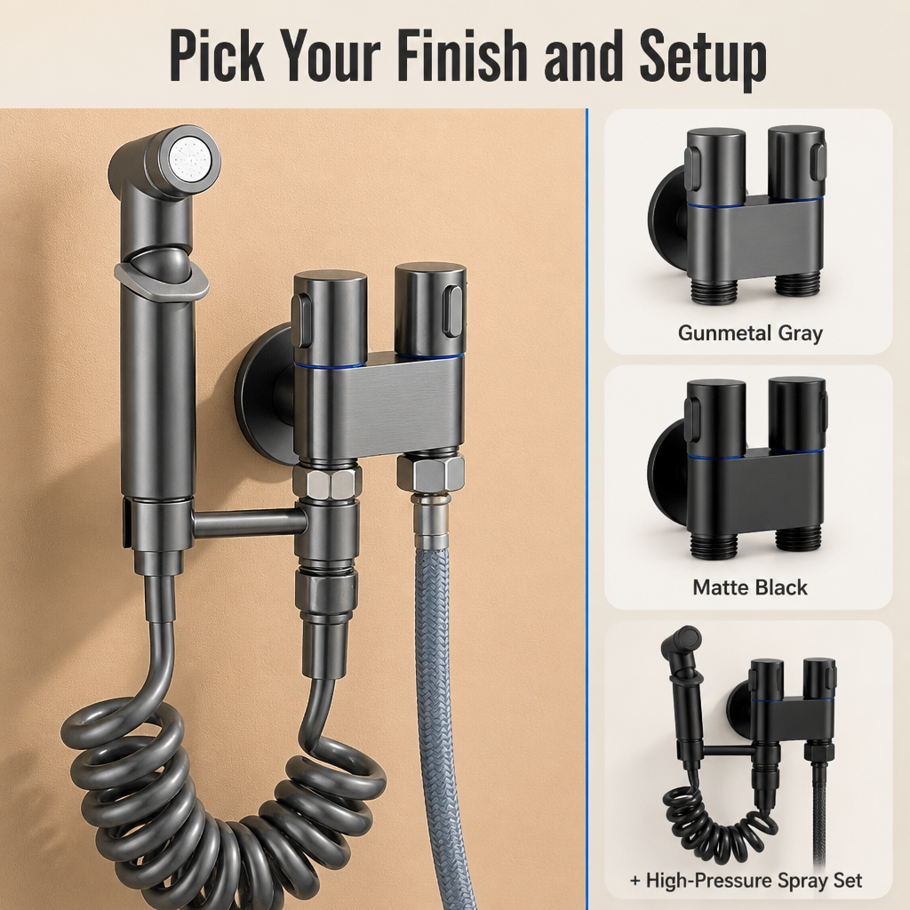 VelaPure™ — Run Two Water Outlets From One Tap, Leak-Free and Clutter-Free