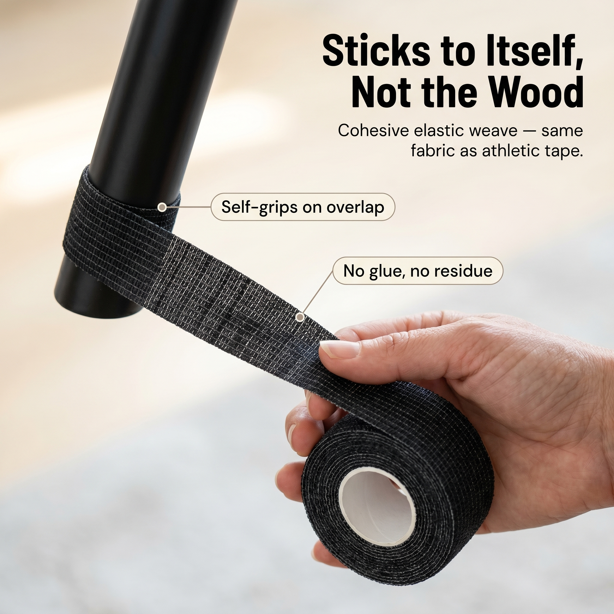 SilencioGuard™ — Wrap Any Furniture Leg to Stop Scratches & Screech