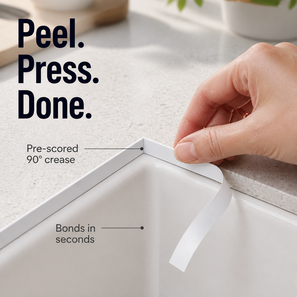 SecureSealPro™ — Refresh Stained Grout Lines in Minutes Without a Caulk Gun