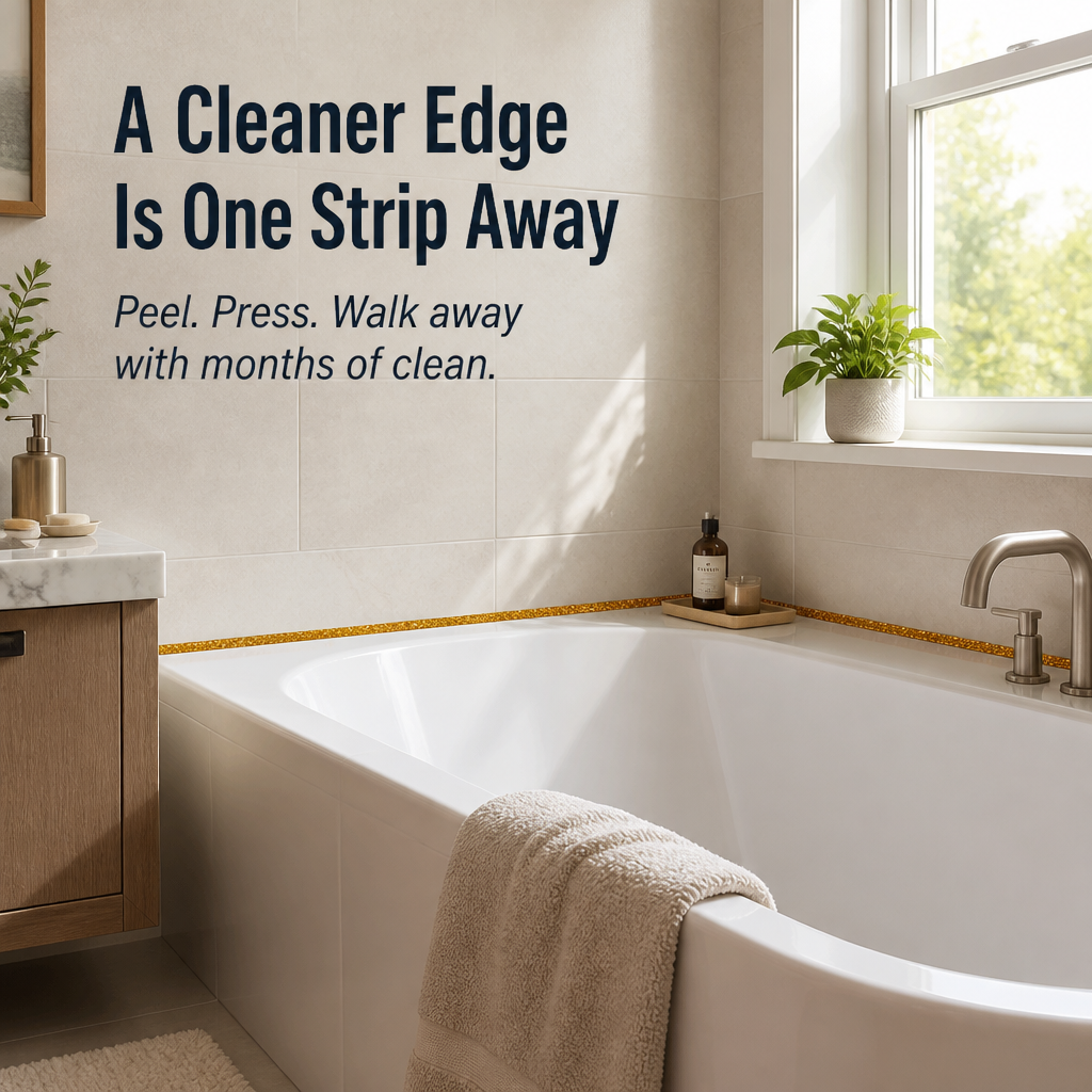 SecureSealPro™ — Refresh Stained Grout Lines in Minutes Without a Caulk Gun