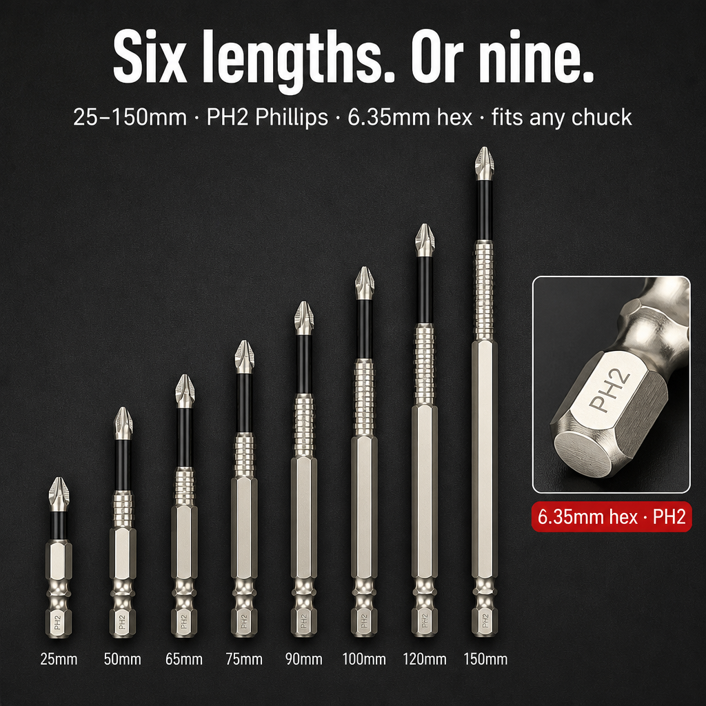 TitanBit Pro™ — Drive Through Stripped Screws Without Cam-Out or Snapped Bits