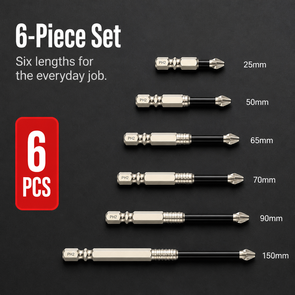 TitanBit Pro™ — Drive Through Stripped Screws Without Cam-Out or Snapped Bits