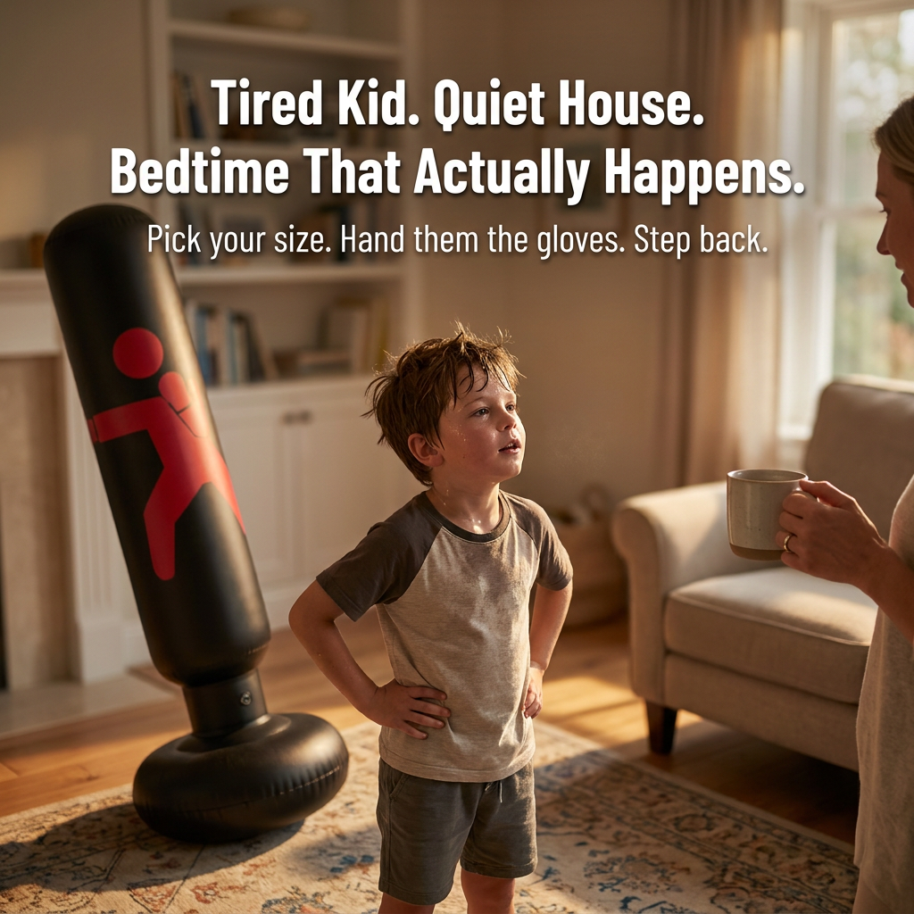 BounceBattler™ — Drain Wild Kid Energy Indoors Without Handing Over A Screen