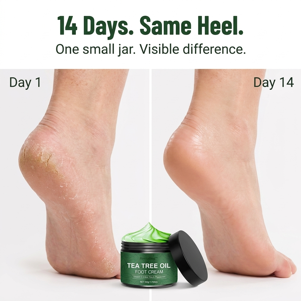 RevitaStep™ — Smooths Cracked Heels and Cools Tired Feet in 60 Seconds