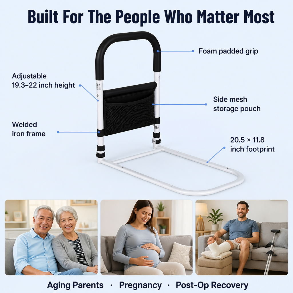 SecureRise™ — Stand Up From Bed Without That Terrifying Wobble