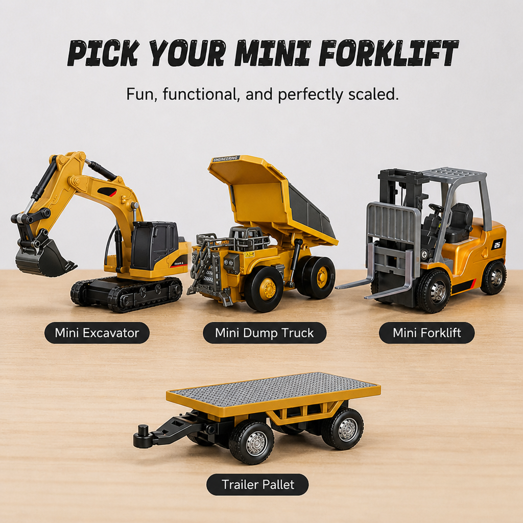 CommandLift™ Mini Forklift — Crush Boredom with Real Forklift Thrills at Your Fingertips